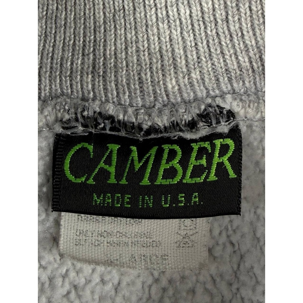 Camber Made In USA Heavyweight Crewneck Sweatshirt Heather Gray Size XL - Picture 10 of 12